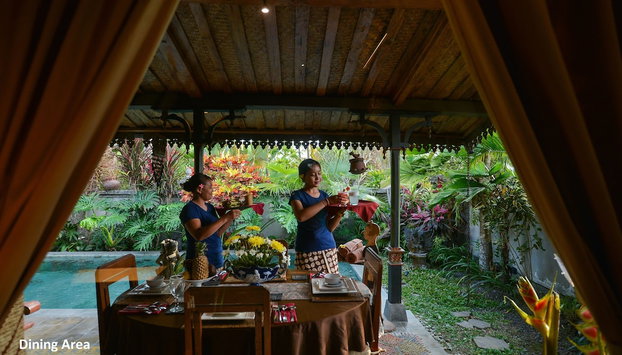 Ubud Syailendra Villas - Foto 5, Servicio de comidas en la habitación