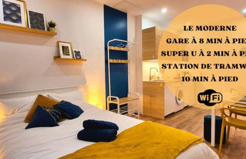 Le Moderne - Wifi - Near train station - Foto 2