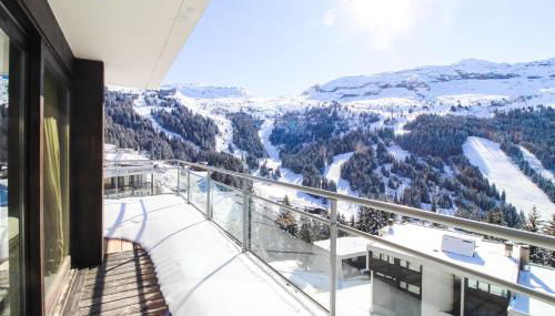 Penthouse 3-bedroom apartment, mountain views, large terrasse, piste access - Photo 1