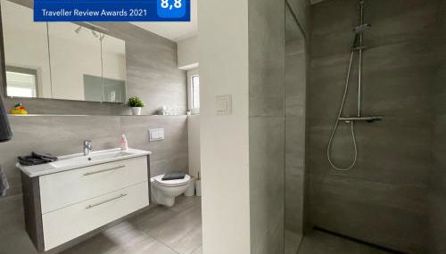 W1 - Kontaktloser 24h CHECK IN, W-LAN, Netflix, Parkplatz, Küche, Boxspring-Bett - Foto 5