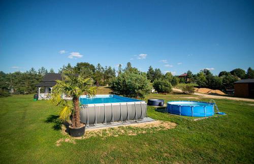 Agroturystyka domki nad rzeką Bałtów kajaki rowery klima basen ryby full - Foto 34