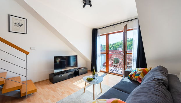 Modern apartment on Graficka - Foto 4, Zona de estar