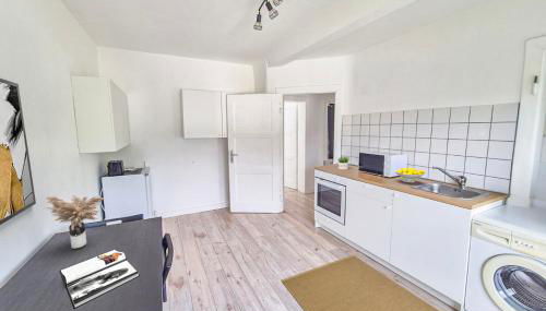 L21-Apartment Mönchengladbach, 1 Zimmer, 3 Betten, Standardisierte Ausstattung, ideal für Reisende, Pendler, Familien - Foto 3, stove