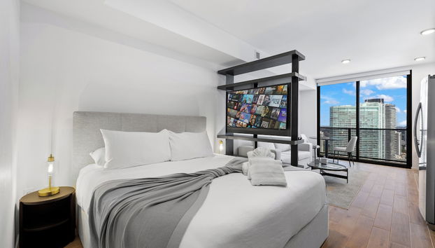 City & Bay Views in Downtown Miami - Foto 4, Habitación