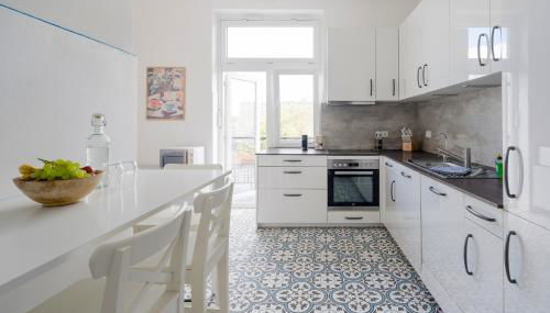 Modern Boho auf 145qm, 9 Gäste, Strandnah & Familienfreundlich - Foto 4, stove, dishwasher, toaster