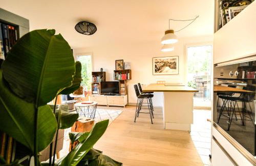 L'Olympique: appartement cosy, vue canal grande terrasse et parking - Foto 20