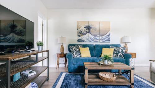 One bedroom private apt 2 blocks to beach King Bed - Foto 2