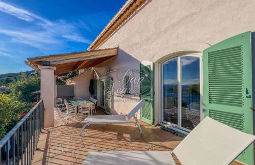 Maison pour 8 personnes classée 3 étoiles avec 2 terrasses vue mer au Canadel - Foto 16