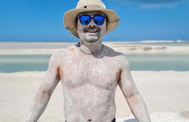 Baño de barro en los manglares de Río Lagartos - Foto 4