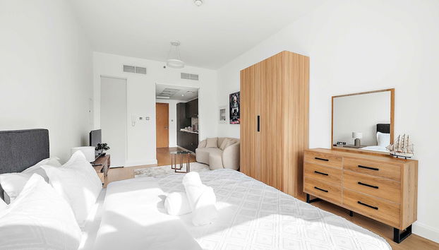 Perfect Studio in JVC With Pool and gym - Foto 3, Habitación