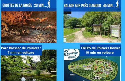 Bel Appartement T2 Climatisé avec piscine Poitiers-Futuroscope-CREPS de Poitiers - Foto 15