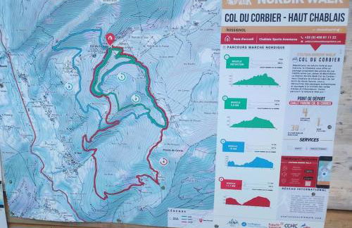 Appartement Portes du Soleil à Le Biot avec ménage et WIFI inclus - Foto 24