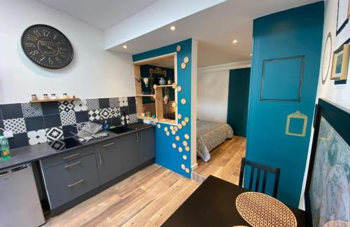 studio terrace swimming pool quiet expo park - Foto 18