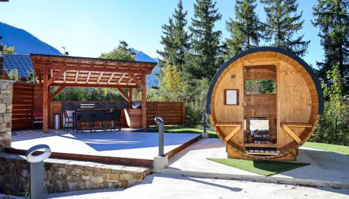 Chalet L Altizoard serre chevalier - Foto 3, Garden, Garden view