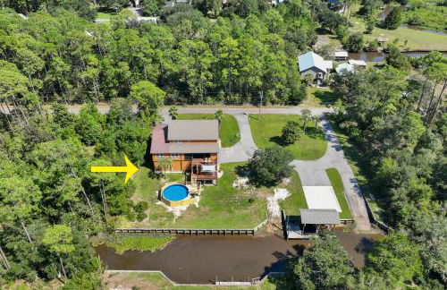 Pool Retreat Waterfront 6 Bedroom Boat Ramp Game Room Pass Christian Home - Foto 64