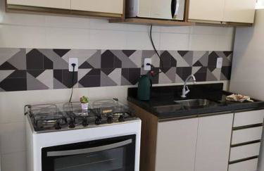 Apartamento novo vista do mar 64m2 2 dorms Wi-fi estacionamento grátis Praia Grande Mirim - Photo 15