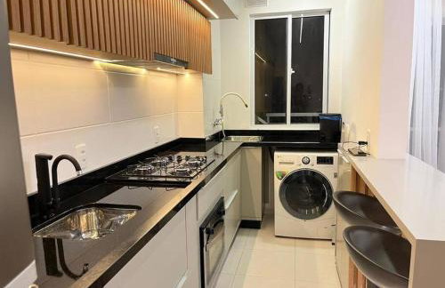 Apê pé na areia com vista mar e próximo ao Beto Carrero - Condomínio Vila Açoriana - Photo 7