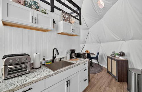 Glamping dome w fire pit & BBQ stargazing - Foto 12