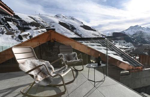 Chalets Horizon Blanc - Vue exceptionnelle Loup Blanc -Sauna extérieur Ours des Glaces -5 étoiles - Foto 1