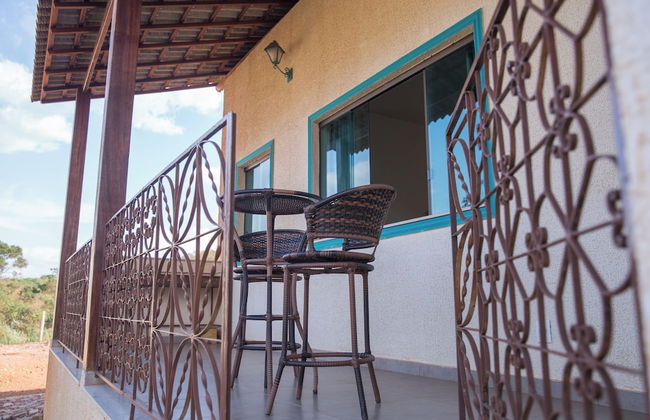 Chalé Privativo independente com vista para as montanhas - Chale Topazio Azul - Foto 30