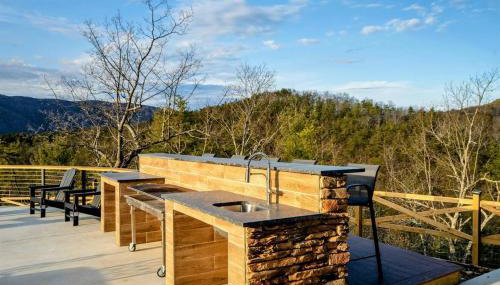 Luxury A Frame 5BR Hot Tub & Mountain Views - Foto 4