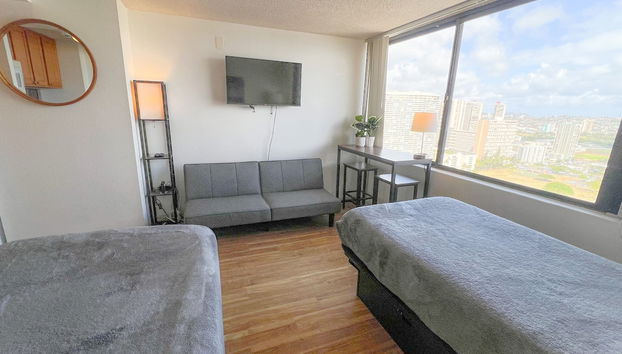 Bright Waikiki Studio Condo by RedAwning - Foto 3, Habitación