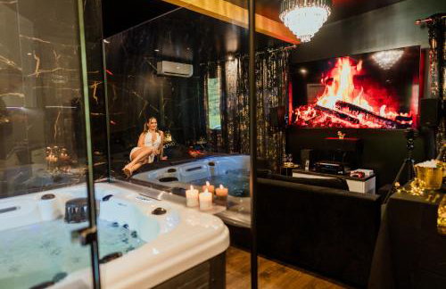 RoyalRelax Apartament w Lesie z Jacuzzi, Kinem domowym 88' - Białystok - Foto 49