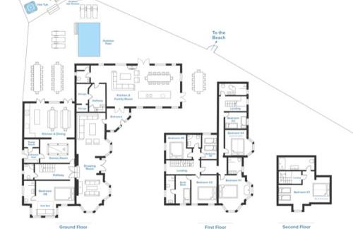 Sea View Manor beach access heated pool hot tub - Foto 34