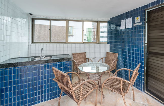 Ótimo Flat Bairro da Jaqueira Recife até 3 pessoas O Coração Verde da Cidade PBO902 - Foto 22