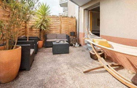 T2 Havre de paix avec Bureau & Wifi - Parking privé - Piscine & Salle sport communs - Foto 24