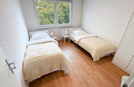 Monteurwohnungen mit TV, Internet, Parkplatz, Waschmaschine, Küche, Balkon, Restaurants und Supermarkt - Foto 1