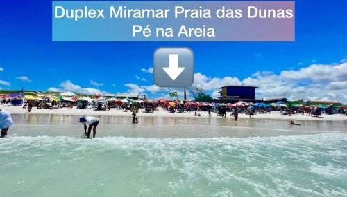 Duplex Miramar Praia das Dunas - Pé na Areia - Ar Condicionado - Foto 2