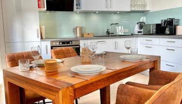 Exklusives City-Apartment im Herzen Oldenburgs mit Balkon und Parkplatz A36 - Photo 5, stove, dishwasher, pet friendly, toaster, minibar