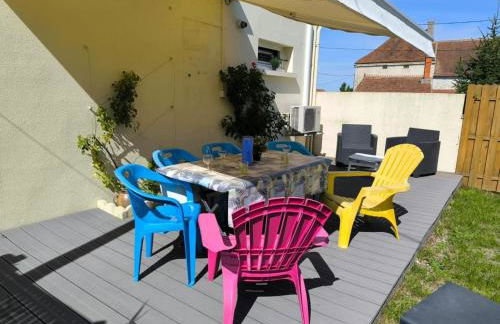 Gîte pour 6 pers avec jardin en Allier, terrasse et climatisation - FR-1-489-588 - Foto 17