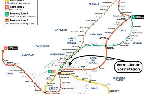 Appartement une chambre, proche métro - Foto 17