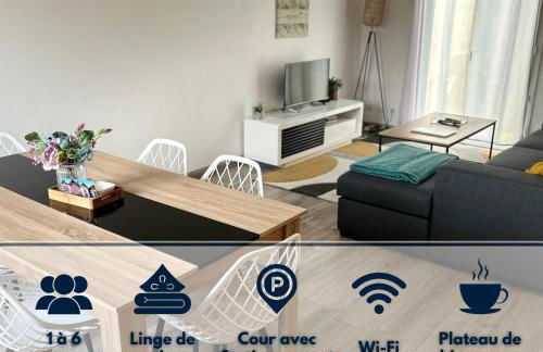 Maison Mitoyenne avec cour + parking - Foto 1