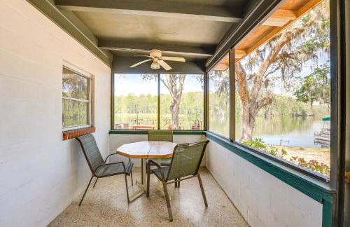 Dock and Fire Pit Scenic Studio on Suwannee River! - Foto 1