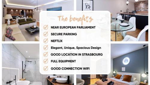 LE LUXURY LOFT - CENTER l DECEMBER MAR-KET l EUROPEAN PARLIAMENT l PARKING l NETFLIX - SPACIOUS & UNIQUE - LE LUXURY LOFT - CENTRE l MARCHÉ DE NOËL l PARLEMENT EUROPÉEN l PARKING l NETFLIX - SPACIEUX & UNIQUE - Photo 2