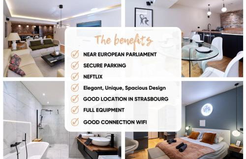 LE LUXURY LOFT - CENTER l DECEMBER MAR-KET l EUROPEAN PARLIAMENT l PARKING l NETFLIX - SPACIOUS & UNIQUE - LE LUXURY LOFT - CENTRE l MARCHÉ DE NOËL l PARLEMENT EUROPÉEN l PARKING l NETFLIX - SPACIEUX & UNIQUE - Foto 2