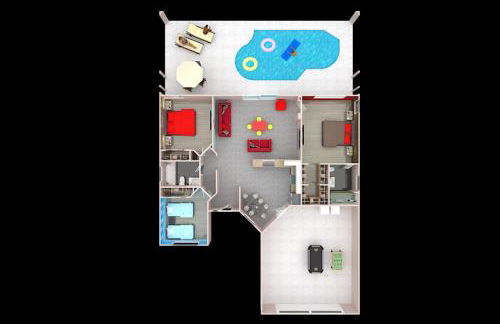 H504E Single Level POOL Home Themed Room by Disney - Foto 40