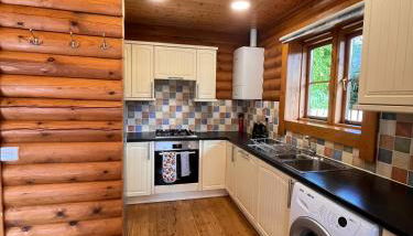 Countryside 3 Bedroom Log Cabin With Private Hot Tub - Ash - Foto 3