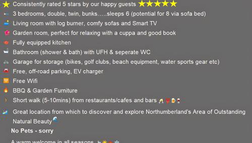 Marram Cottage - Well Equipped, Cosy, Home from Home, Next to Beach, - Foto 4, Other