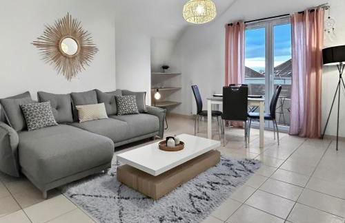 Appart cosy avec balcon et parking, proche Dijon - Foto 5