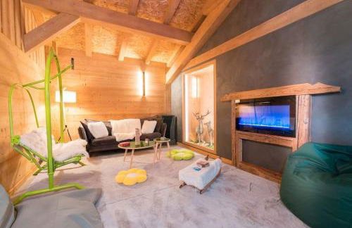 Chalet Familial Le Whymper 5 étoiles SPA Sauna Chatel - Foto 12