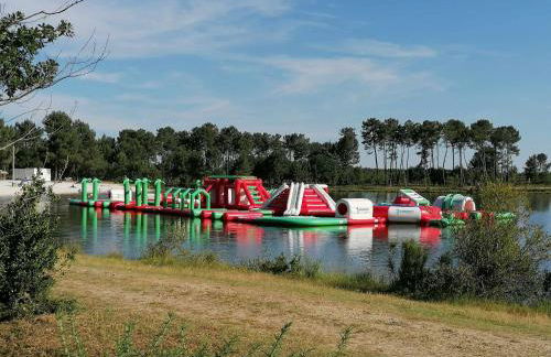 Chalet la landaise en bord du lac de Peyre à Labouheyre - Foto 6
