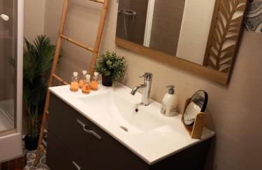 Les Loges Du Théatre 160m2 MAISON PRIVÉ 14 personnes MAX tout équipé a 200m de l'AVENUE DE CHAMPAGNE et toutes commodités DEGUSTATION CHAMPAGNE OFFERTE jacuzzi sauna jeux velos EMPLACEMENT EXCEPTIONNEL et CHIC - Foto 59