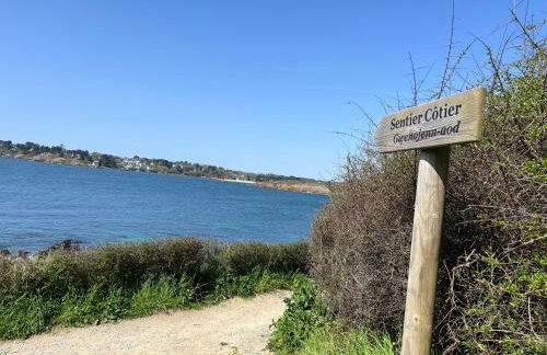 Le Belaven, Neuf, Cosy, Terrasse, jardin, Kerfany Plage, 1 à 6 pers - Foto 31