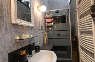 Studio Malou, cuisine, salle d'eau, terrasse amenagée - Foto 17