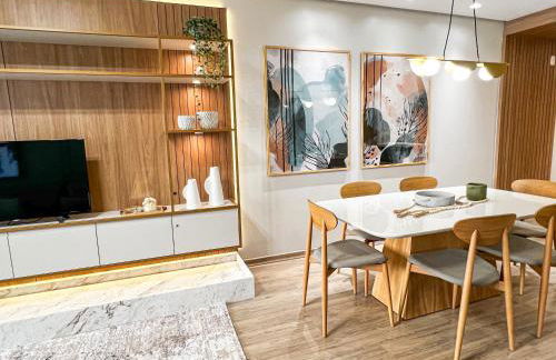 Apto moderno com lareira, piscina aquecida e infra completo em Gramado - Photo 43