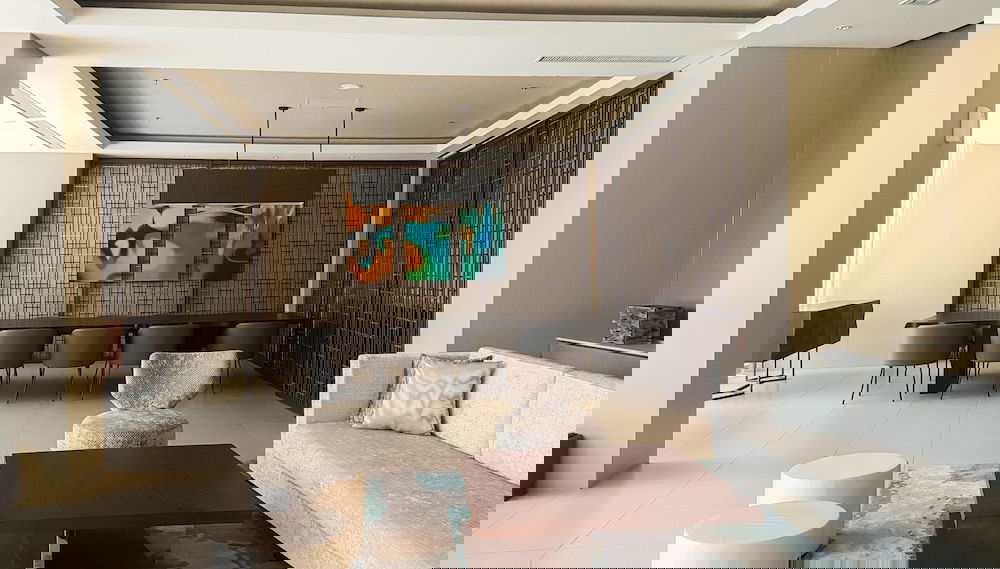 Zona de estar del vestíbulo